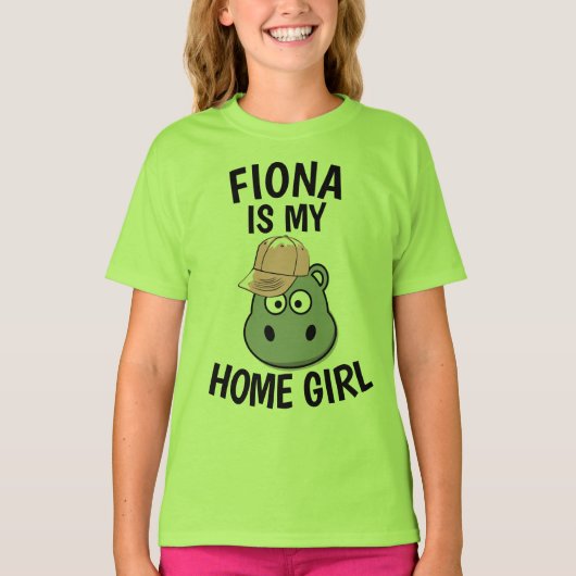 FIONA HIPPO おもしろい Tシャツ (正面)