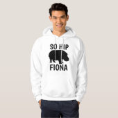 FIONA HIPPO おもしろい Tシャツ&フード付 パーカ (正面フル)