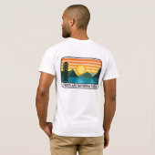 Fiordlandの国立公園のTシャツ Tシャツ (裏面フル)
