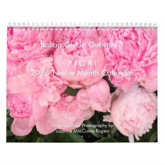 Fiori 2026 Photo Calendar - Botanicals & Blooms カレンダー (カバー)