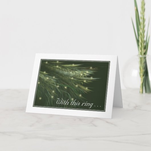 FIRフロンド結婚式招待状 招待状 (正面)