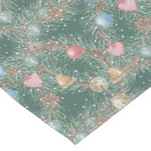 Fir Branch Ornaments Table Runner ショートテーブルランナー (コーナー)