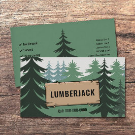 Fir Forest - Lumberjack Services 名刺