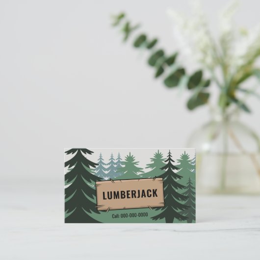 Fir Forest - Lumberjack Services 名刺 (スタンド正面)