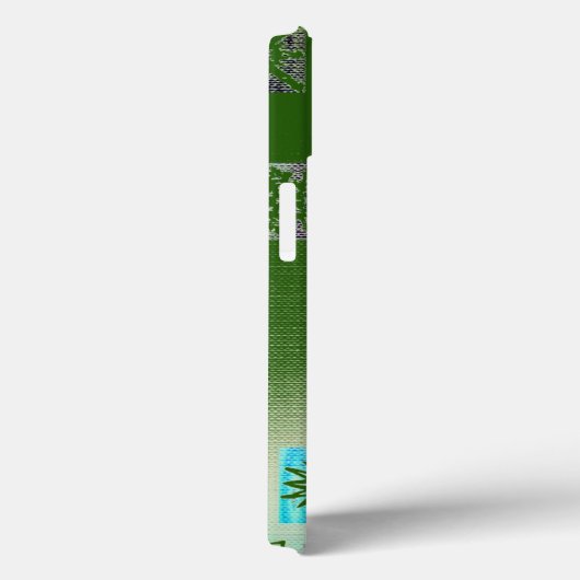 Fir Tree & Snowflakes & Your Name Case-Mate iPhone iPhoneケース (裏面 / 右)