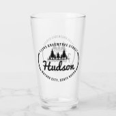 Fir Trees楕円デザインID304 タンブラーグラス (裏面)