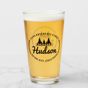 Fir Trees楕円デザインID304 タンブラーグラス