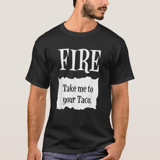 FIREホットパケットハロウィンタコの衣装 Tシャツ (正面)