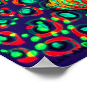 Fire妖精キャンバス印刷 ポスター (角)