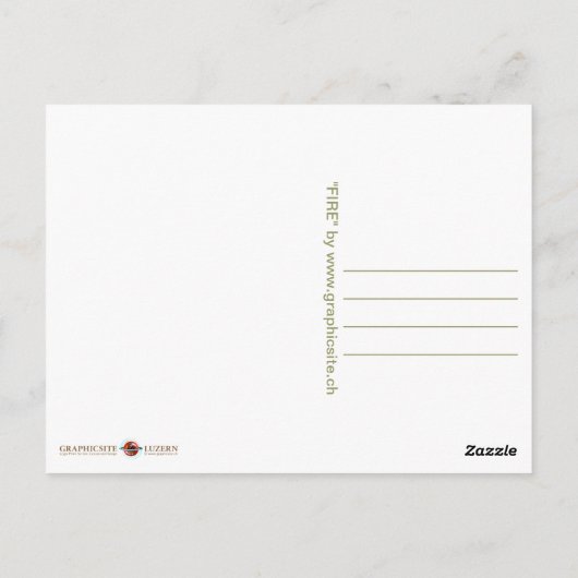 FIRE – はがき (裏面)