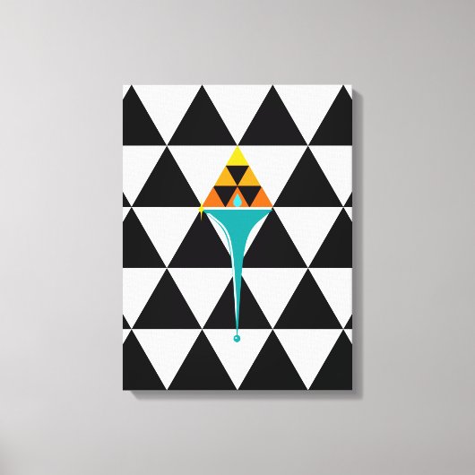 FIRE - 4つの要素 キャンバスプリント (正面)