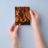 fire-432478薪の森の自然オレンジ色の黒b チラシ (手)