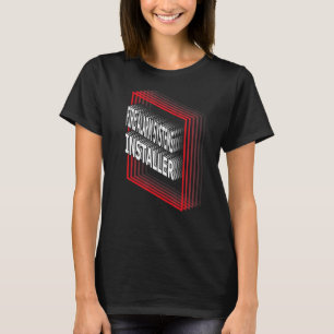 Fire Alarm Systemsインストーラジョブタイトルの評価 Tシャツ