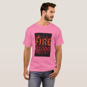 Fire and Blood Graphic T-Shirt Tシャツ (正面フル)
