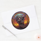 FIRE AND BRIMSTONEシール ラウンドシール (封筒)