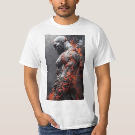  "Fire and Fury: The Ghost of Sparta" Tシャツ (正面)