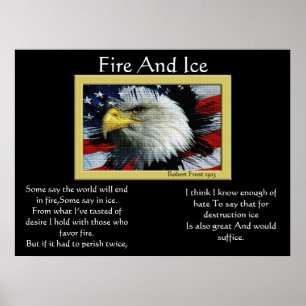 Fire And Ice Bald Eagle 7月4日ポスター11 ポスター
