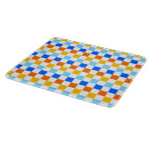 Fire and ice checkerboard pattern カッティングボード (角)