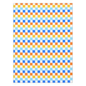 Fire and ice checkerboard pattern テーブルクロス (正面)