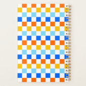 Fire and ice checkerboard pattern プランナー手帳 (裏面)