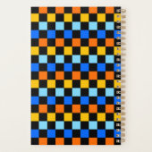 Fire and ice checkerboard pattern プランナー手帳 (裏面)
