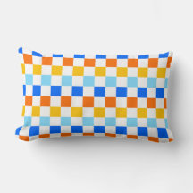 Fire and ice checkerboard pattern