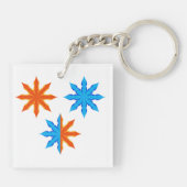 Fire and Ice Eight Point Stars キーホルダー (裏面)