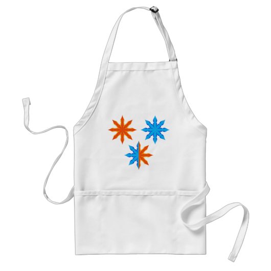 Fire and Ice Eight Point Stars スタンダードエプロン (正面)