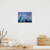 Fire and Ice over Floating Alaskan Ice Berg Poster ポスター (キッチン)