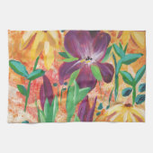 Fire and Iris kitchen towel キッチンタオル (横)