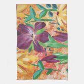 Fire and Iris kitchen towel キッチンタオル (縦)