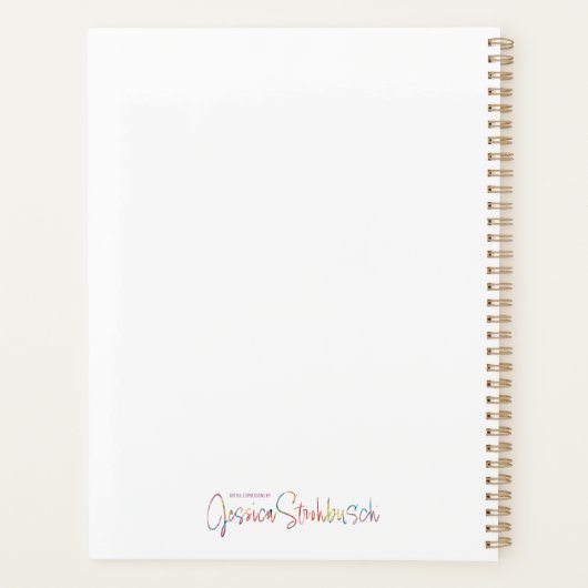 FIre and Iris planner プランナー手帳 (裏面)