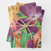 Fire and Iris wrapping paper sheets ラッピングペーパーシート (インサイチュ)