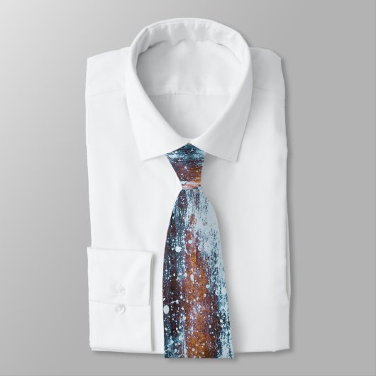 Fire and Water Metal Textures ネクタイ (タイ)