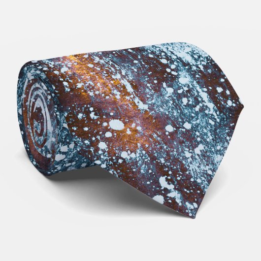 Fire and Water Metal Textures ネクタイ (ロール)