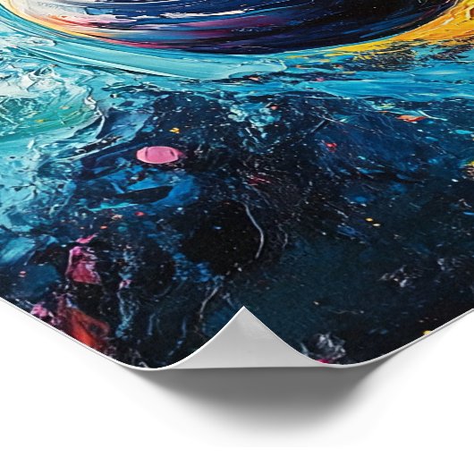 Fire and Water Surround the Earth ポスター (角)