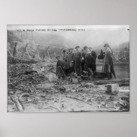 FIRE at Polo Grounds, New York 1911 ポスター (正面)
