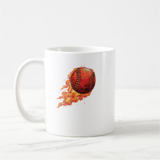 Fire Baseball  コーヒーマグカップ