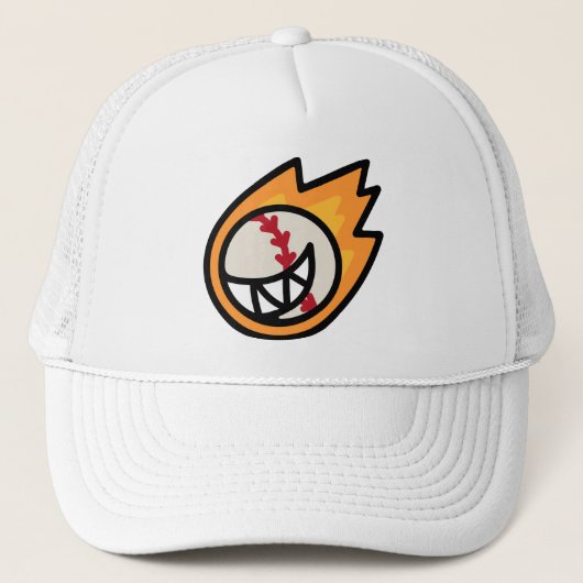 Fire Baseball Smile キャップ (正面)