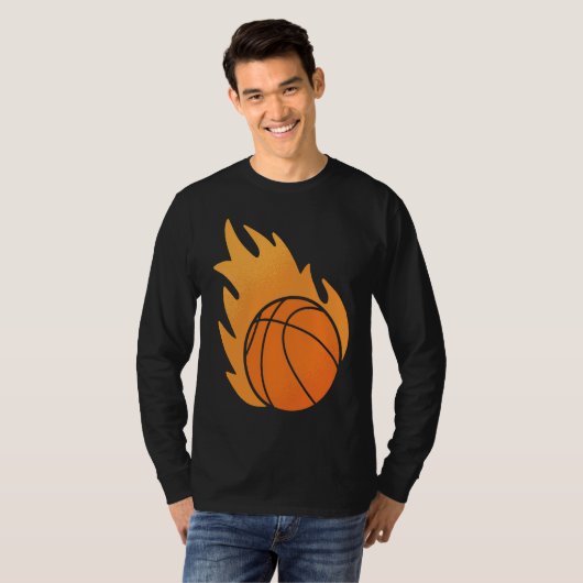 Fire Basketball Tシャツ (正面フル)