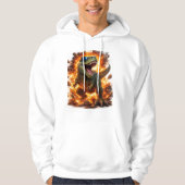 Fire Blast Dinosaur 3D Graphic T-Shirt | Bold Stre パーカ (正面)