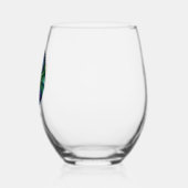 Fire Breathing Dragon Personalized ステムなしワイングラス (左)