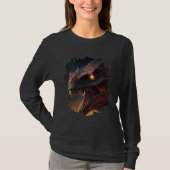 Fire breathing giant the fearsome dinosaur tシャツ (正面)