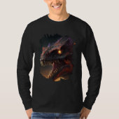 Fire breathing giant the fearsome dinosaur tシャツ (正面)