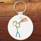 Fire Breathing Stickman キーホルダー (裏面)