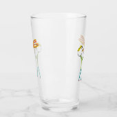 Fire Breathing Stickman タンブラーグラス (左)