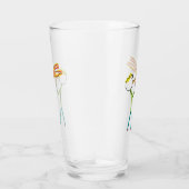 Fire Breathing Stickman タンブラーグラス (右)