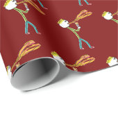 Fire Breathing Stickman ラッピングペーパー (ロールコーナー)