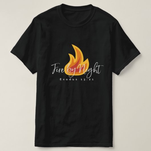 Fire by Night T-Shirt Tシャツ (デザイン正面)