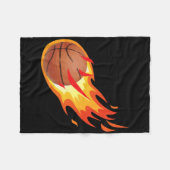 Fire Bysketbyll ShotはFireであり、ゲームをする フリースブランケット (正面(横))